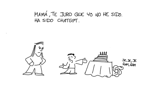 Chiste sobre la responsabiliad de la IA